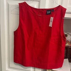 GAP Women's Bright Red Tank Top